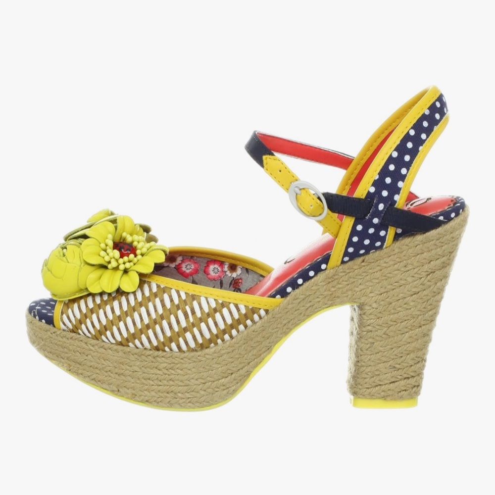 Poetic Licence Fancy Me Ankle-Strap Platform Sandals, sz9 (39.5)